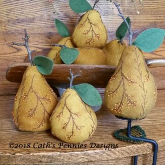 Pears, Pears, Pears! Wool Pin Keep and Bowl Filler