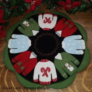 Rockin' the Christmas Sweater Finished Candle Mat (only available for US customers)