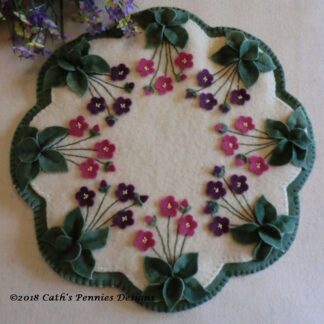 Violets in My Garden Pattern (mailed)