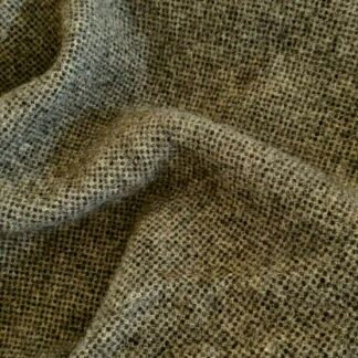 Dotted Black Textured Felted Wool 1 yard (for US orders only)