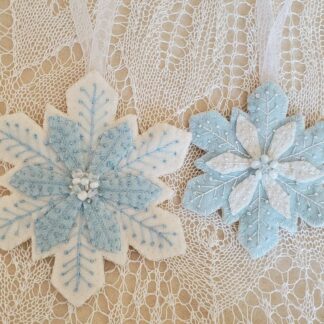 Frosted Snowflake Ornament
