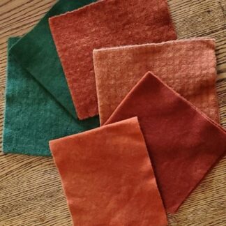 SPECIAL CLEARANCE SALE!  Wool Packet #1 FALL COLORS (US customers only)