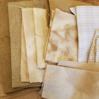 Hand Dyed Neutrals & Browns 100% Felted Wool Packet4