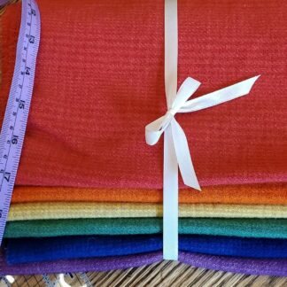 Rainbow Textured Hand-dyed 100% Wool Packet (US onlly) FREE SHIPPING!